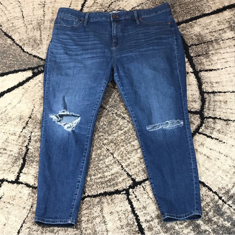 💙 Madewell Curvy High-Rise Skinny Crop Jean
